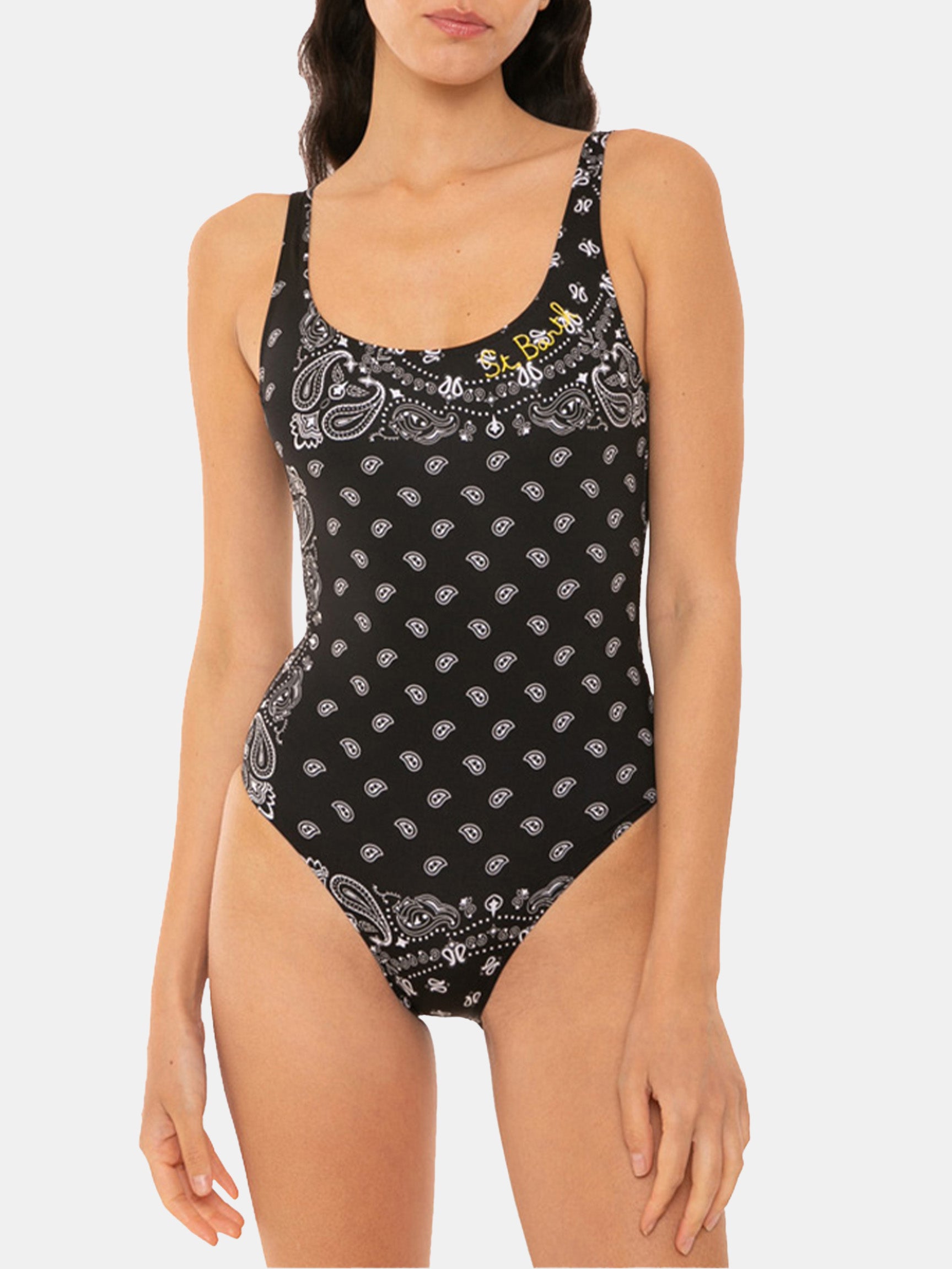 One piece swimsuit with Ibiza embroidery – MC2 Saint Barth