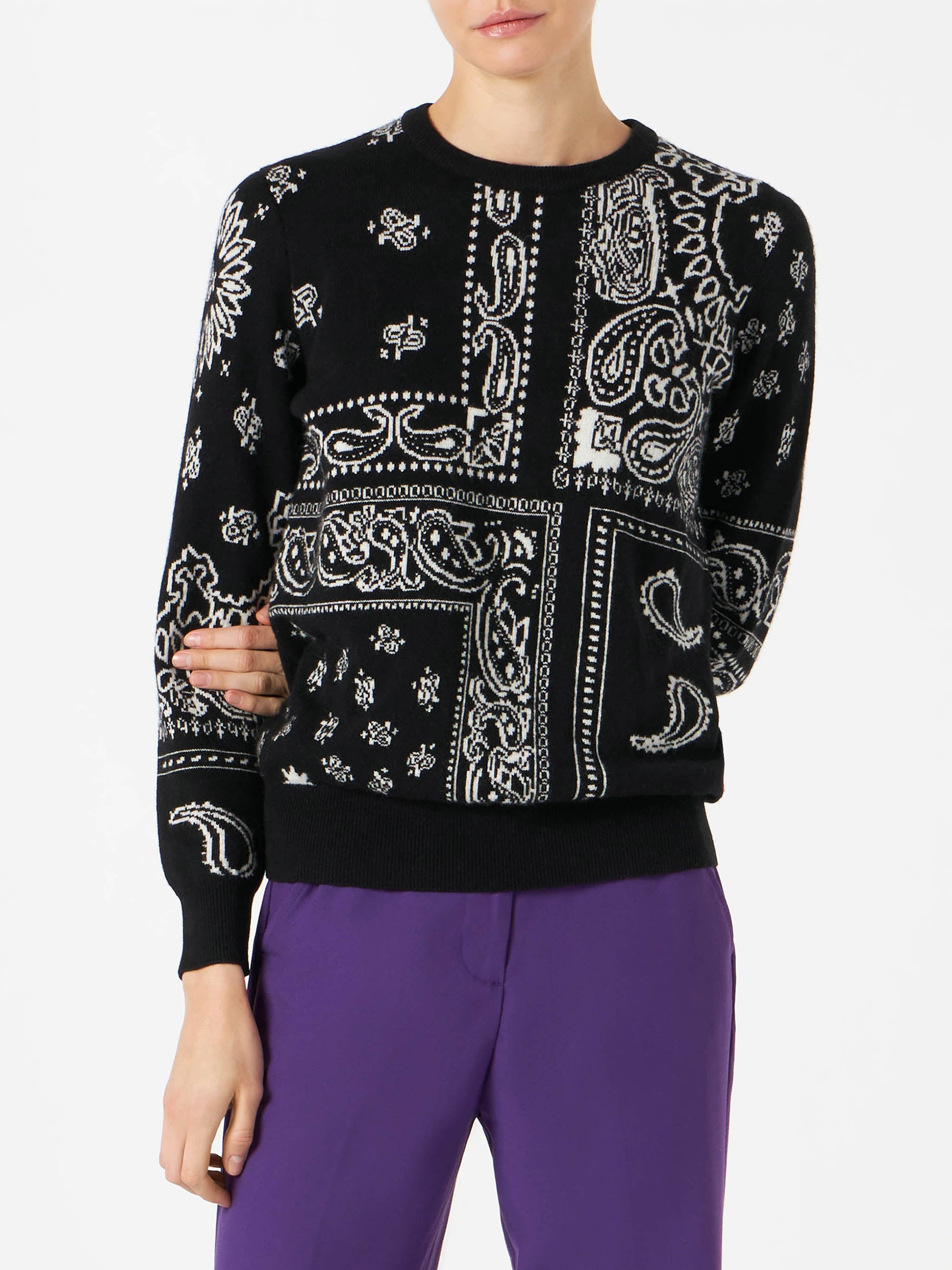 Bandana discount print sweater