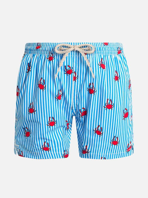 Boy Comfort Light swim shorts with crabs print