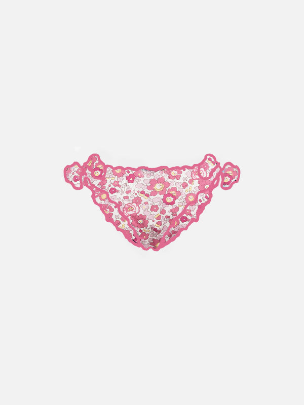 Girl ruffled swim briefs Melly with Betsy print | MADE WITH LIBERTY FABRIC
