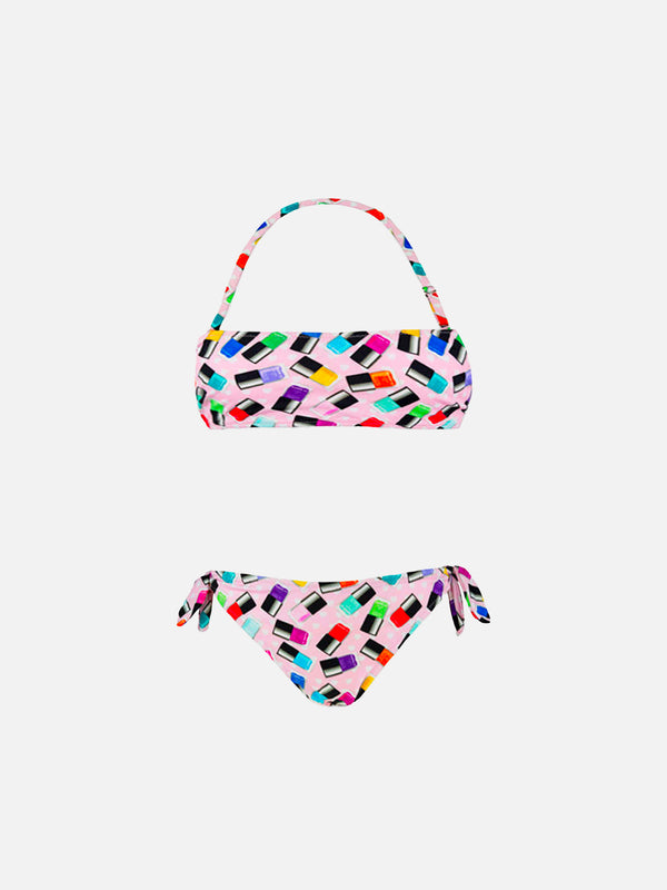 Make up print girl bikini