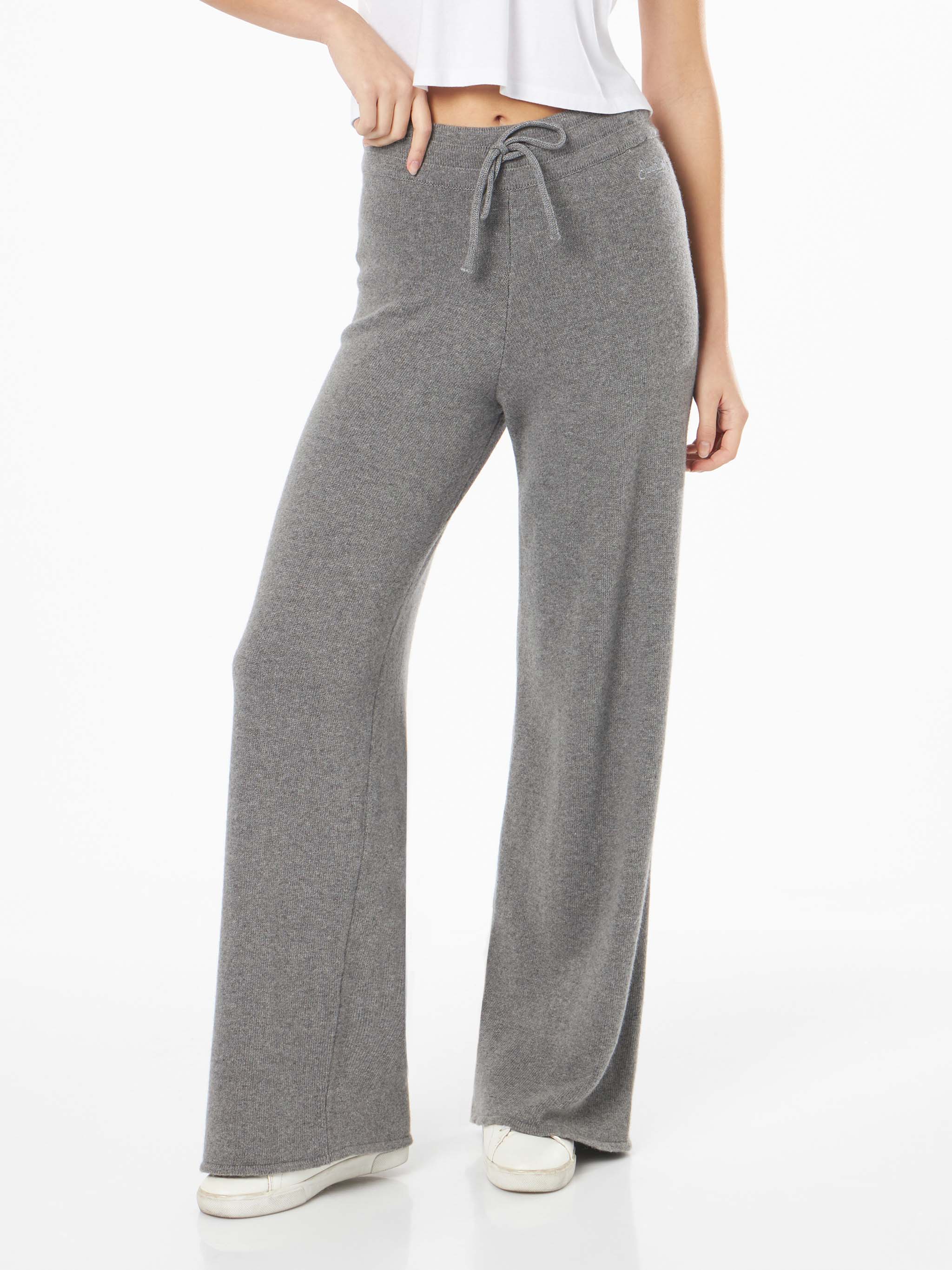 Knitted grey palazzo pants – MC2 Saint Barth