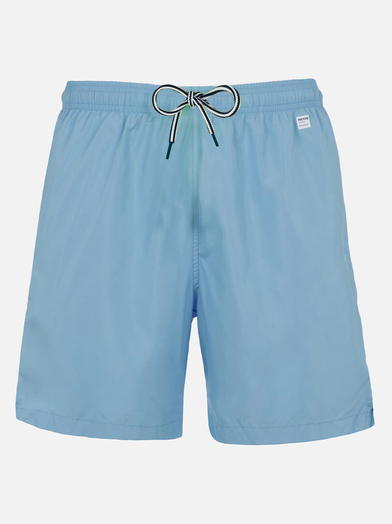 Man light blue swim shorts | PANTONE™ SPECIAL EDITION – MC2 Saint Barth