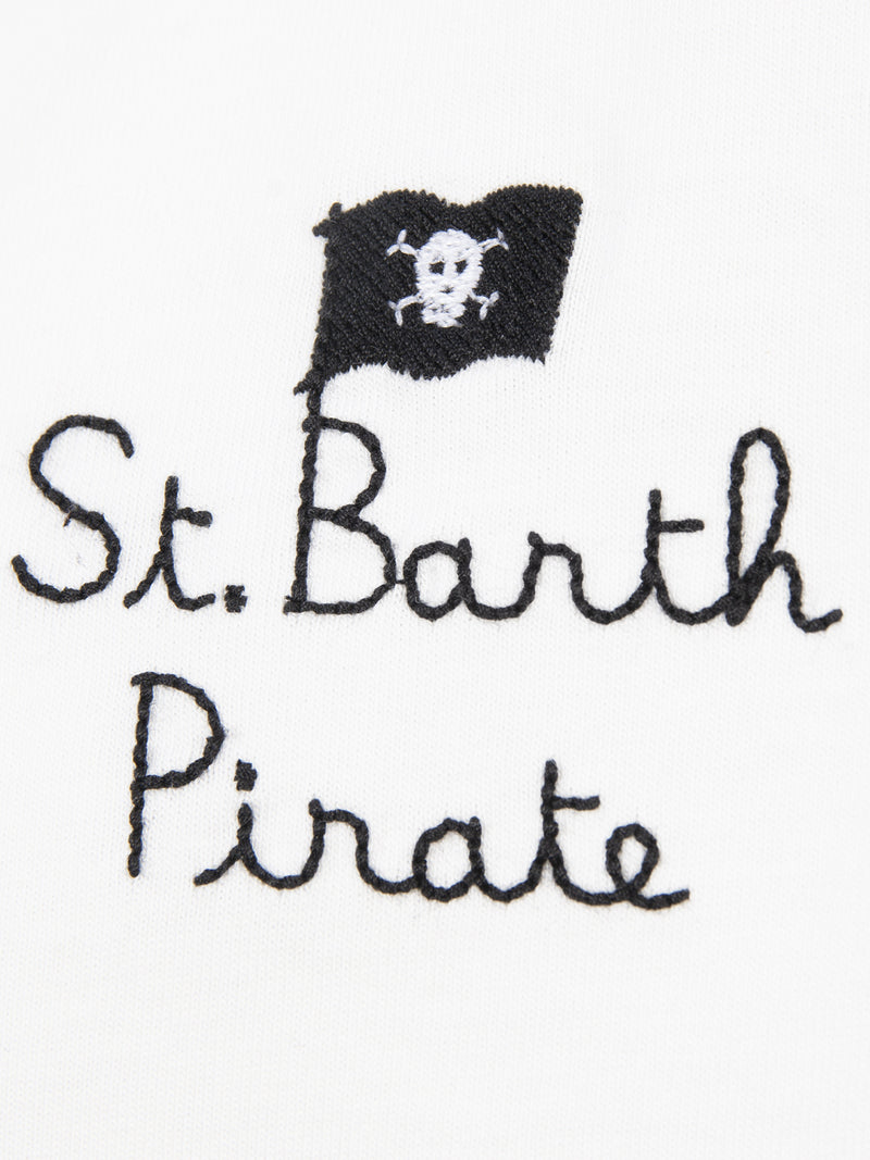 Boy cotton t-shirt with Snoopy print and St. Barth Pirate embroidery | SNOOPY PEANUTS SPECIAL EDITION