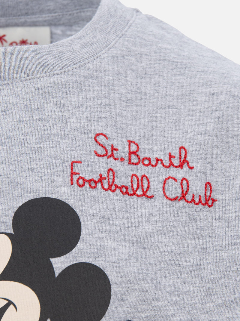 Boy cotton t-shirt with Mickey Mouse print and embroidery | DISNEY SPECIAL EDITION