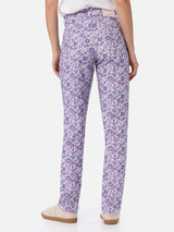 Woman lilac Betsy print denim Belleville | MADE WITH LIBERTY FABRIC