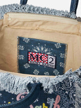 Denim bandanna cotton canvas Colette handbag