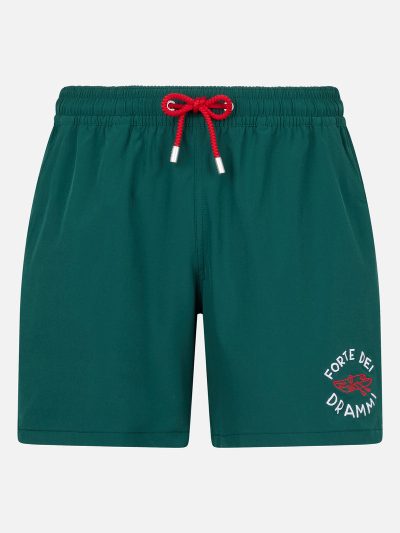 Man Comfort swim shorts with Forte dei Drammi embroidery | INSULTI LUMINOSI SPECIAL EDITION