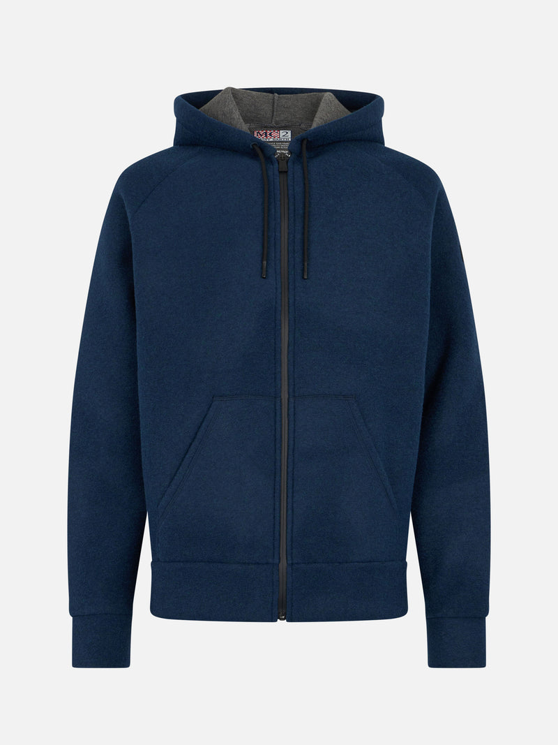 Man navy blue sweatshirt Carrel