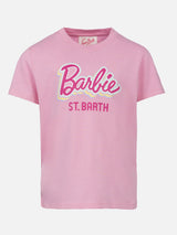 T-shirt bambina girocollo in jersey di cotone Elly con stampa Barbie | EDIZIONE SPECIALE BARBIE