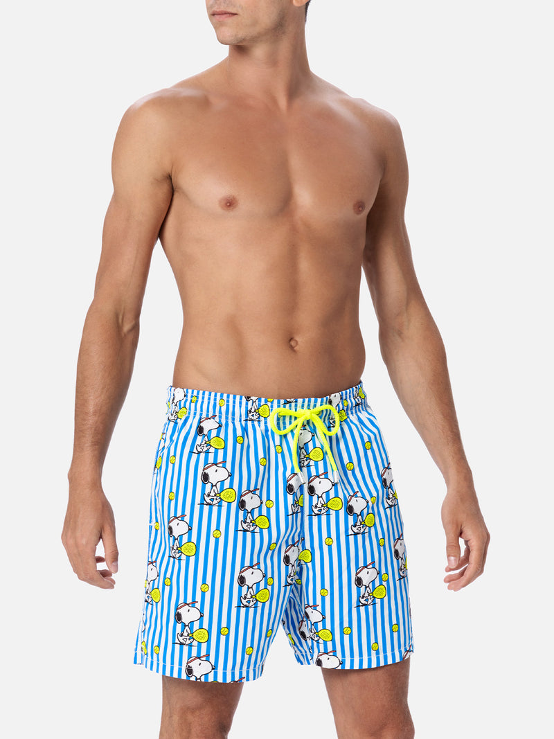 Mittellange Gustavia-Badeshorts für Herren mit Snoopy-Aufdruck | SNOOPY PEANUTS™ SONDEREDITION