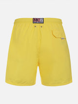 Man lightweight fabric light yellow swim-shorts Lighting Pantone | PANTONE SPECIAL EDITION