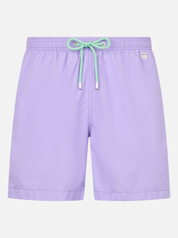 Herren-Badeshorts aus leichtem Stoff in Lila Lighting Pantone | PANTONE-SONDERAUSGABE