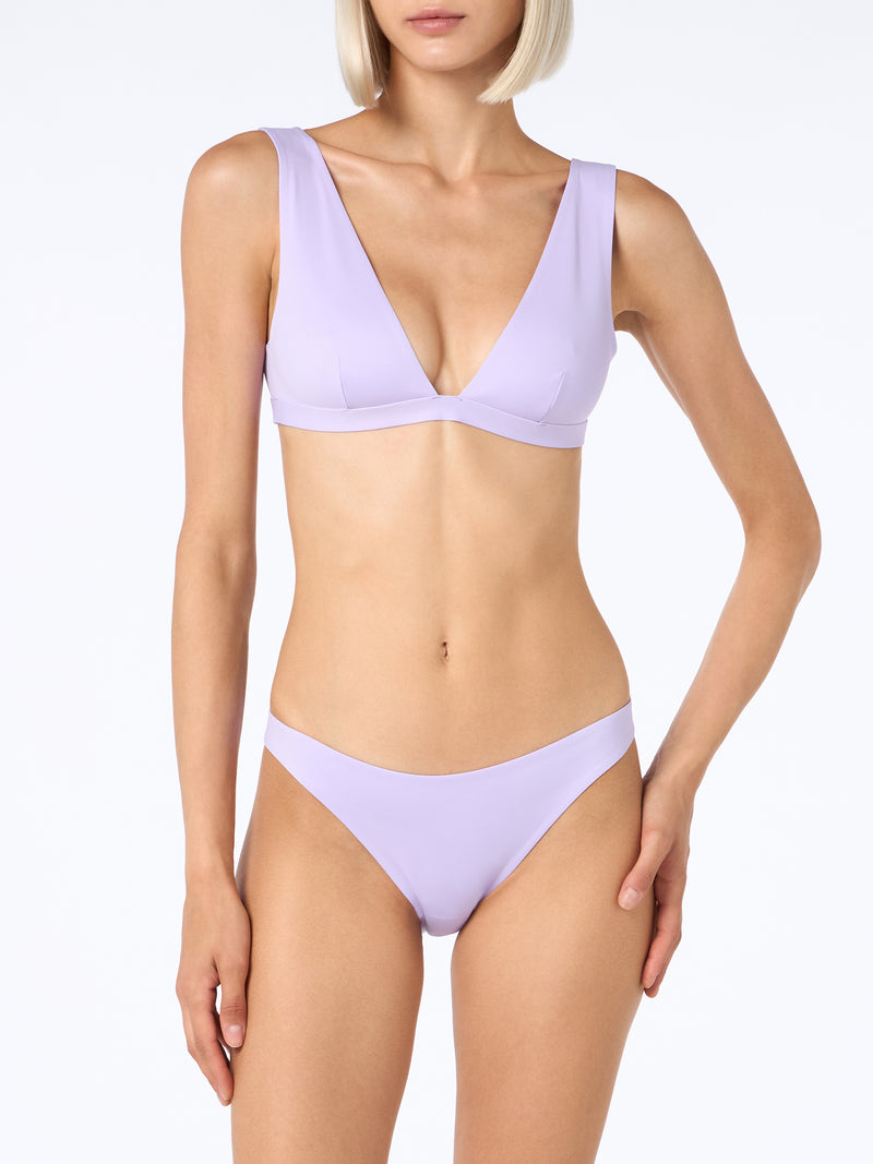 Bikini da donna lilla termosaldato con spalline Ofelia Reanna