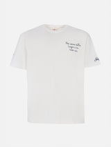 Man cotton t-shirt with Lazio embroidery | SS LAZIO SPECIAL EDITION