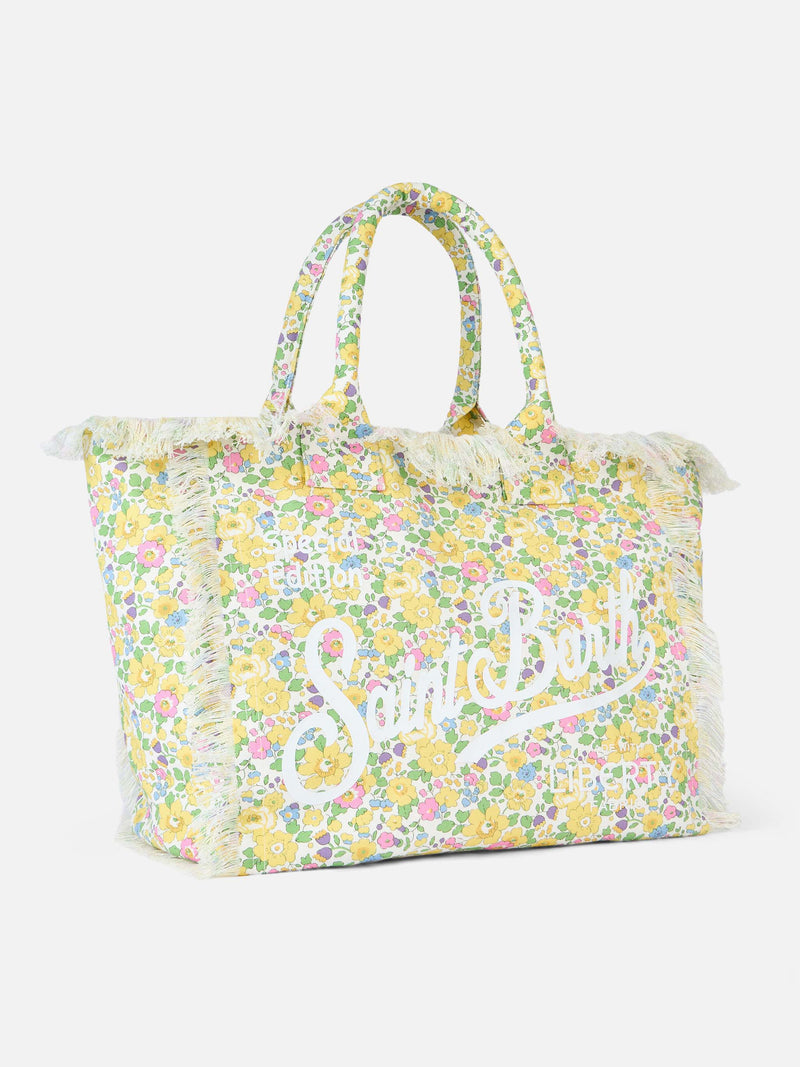 Borsa a mano Vanity Liberty in tela di cotone Betsy | REALIZZATA CON TESSUTO LIBERTY