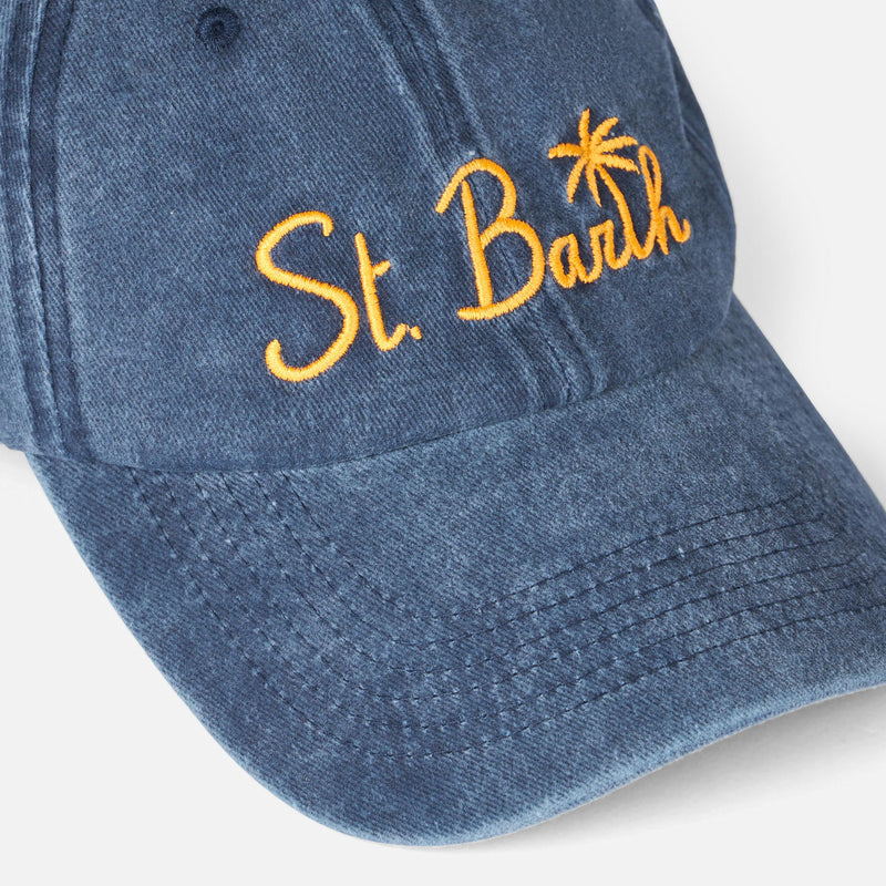 Denim cap with embroidery Saint MC2 St. – Barth Barth
