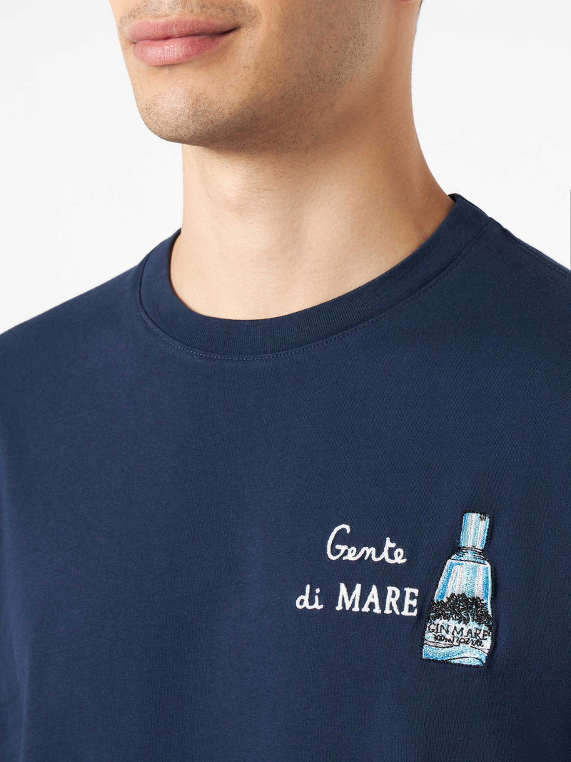 Man | MC2 Barth embroidery cotton MARE GIN SPECIAL t-shirt with EDITION Gin Saint – Mare