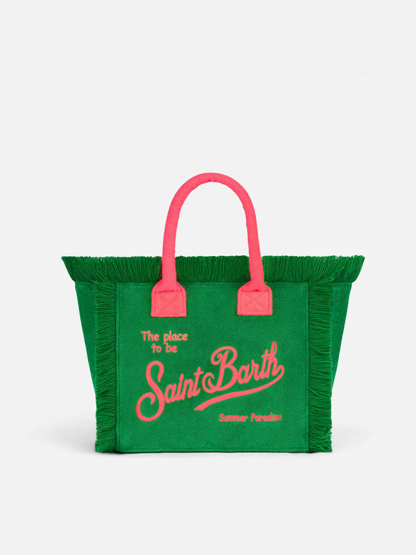 logo-print beach bag, MC2 Saint Barth