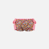 Slip da bagno da bambina con fantasia fiori multicolore