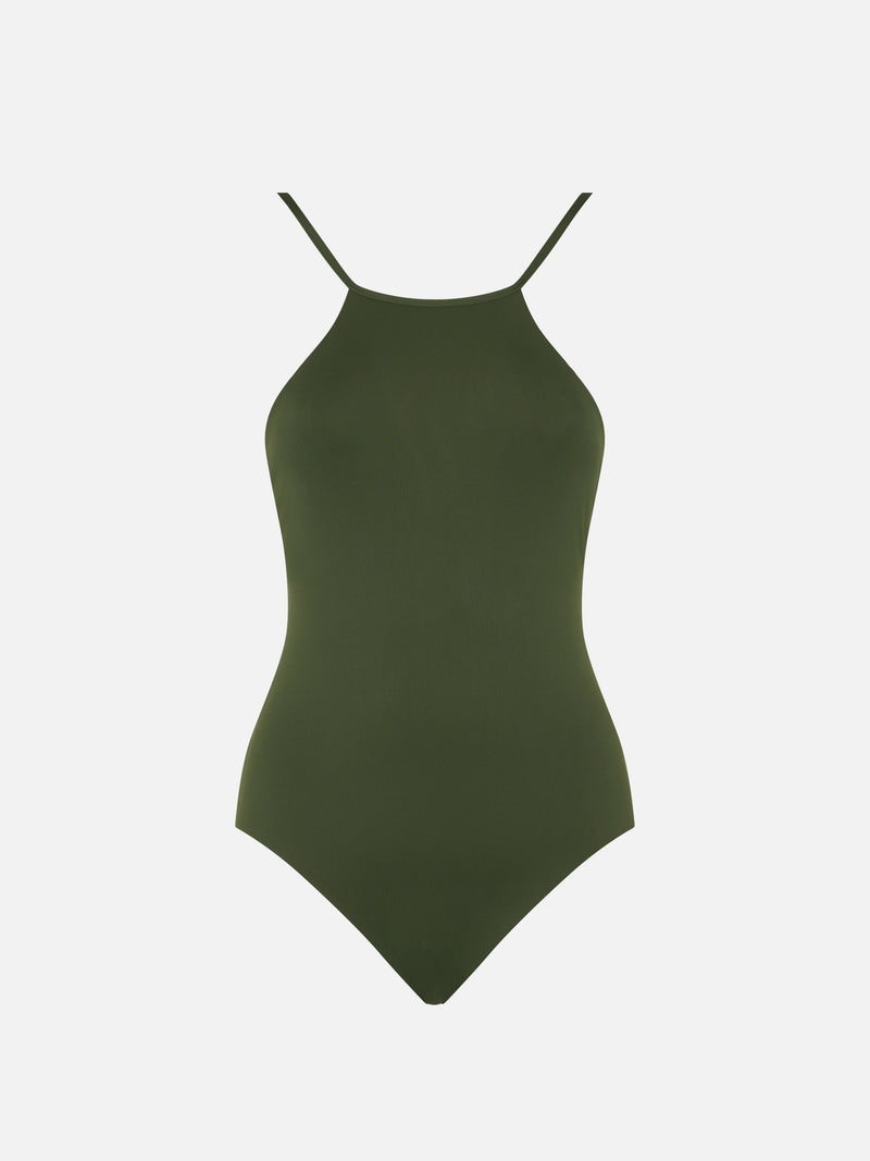 Military green one piece swimsuit – MC2 Saint Barth