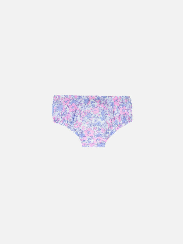 Baby girl bloomers Pimmy with  flower print