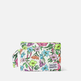 Pareasy-Nylon-Pochette mit Blumendruck