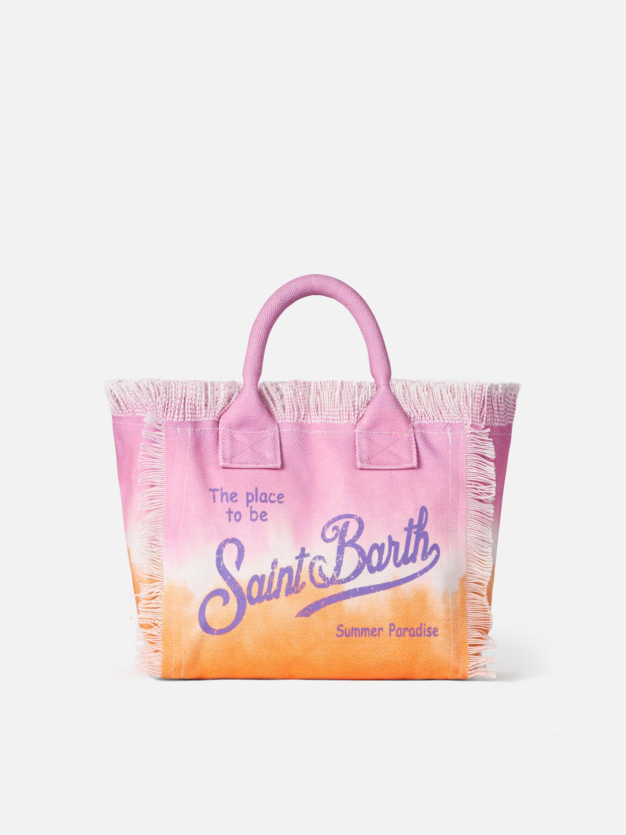 Colette tie-dye cotton canvas handbag – MC2 Saint Barth