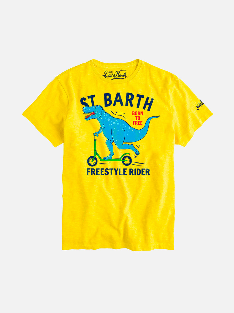 Dinosaur Scooter boy t-shirt