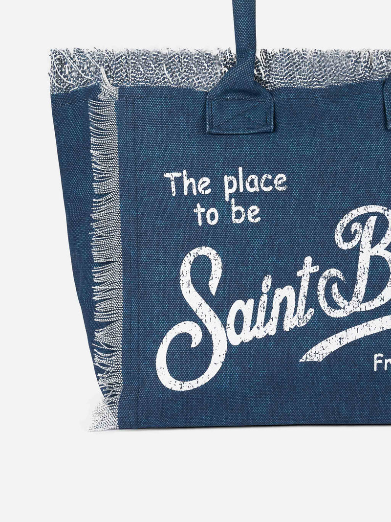 Totes bags Mc2 Saint Barth - Vanity canvas beach bag - VANI0001RNBPST