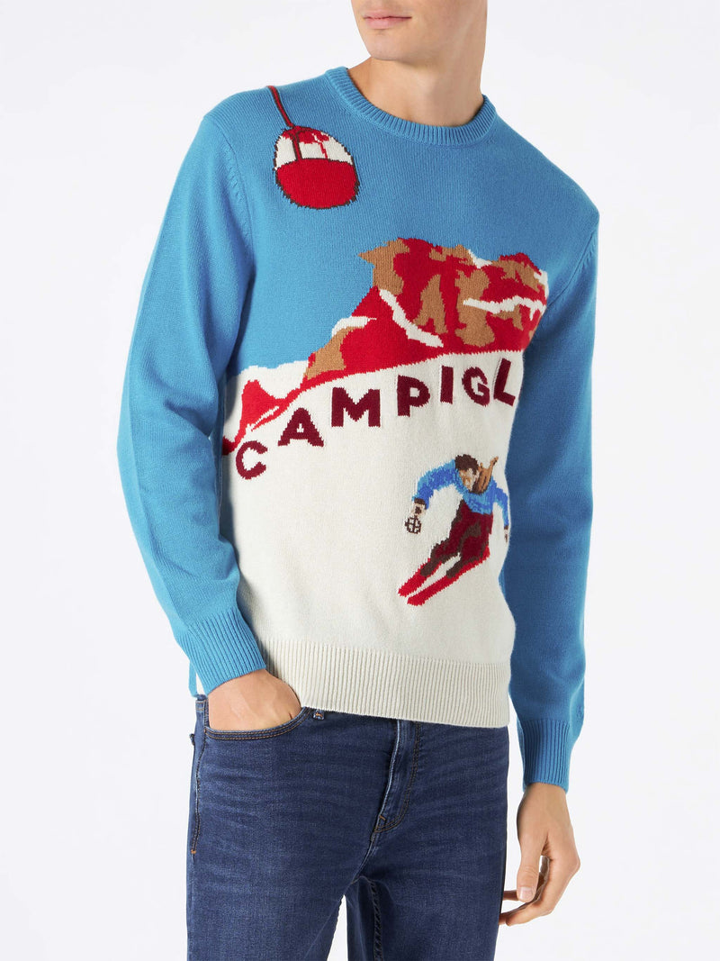 Maglia da uomo con cartolina Campiglio