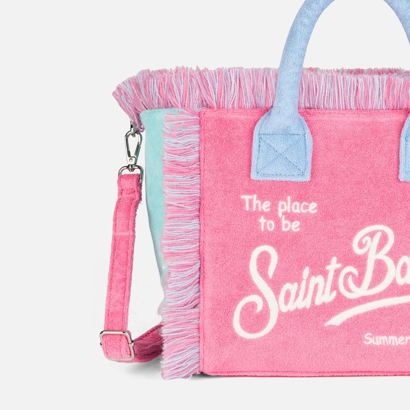 MC2 Saint Barth Colette women's bag with floral print Multicolor