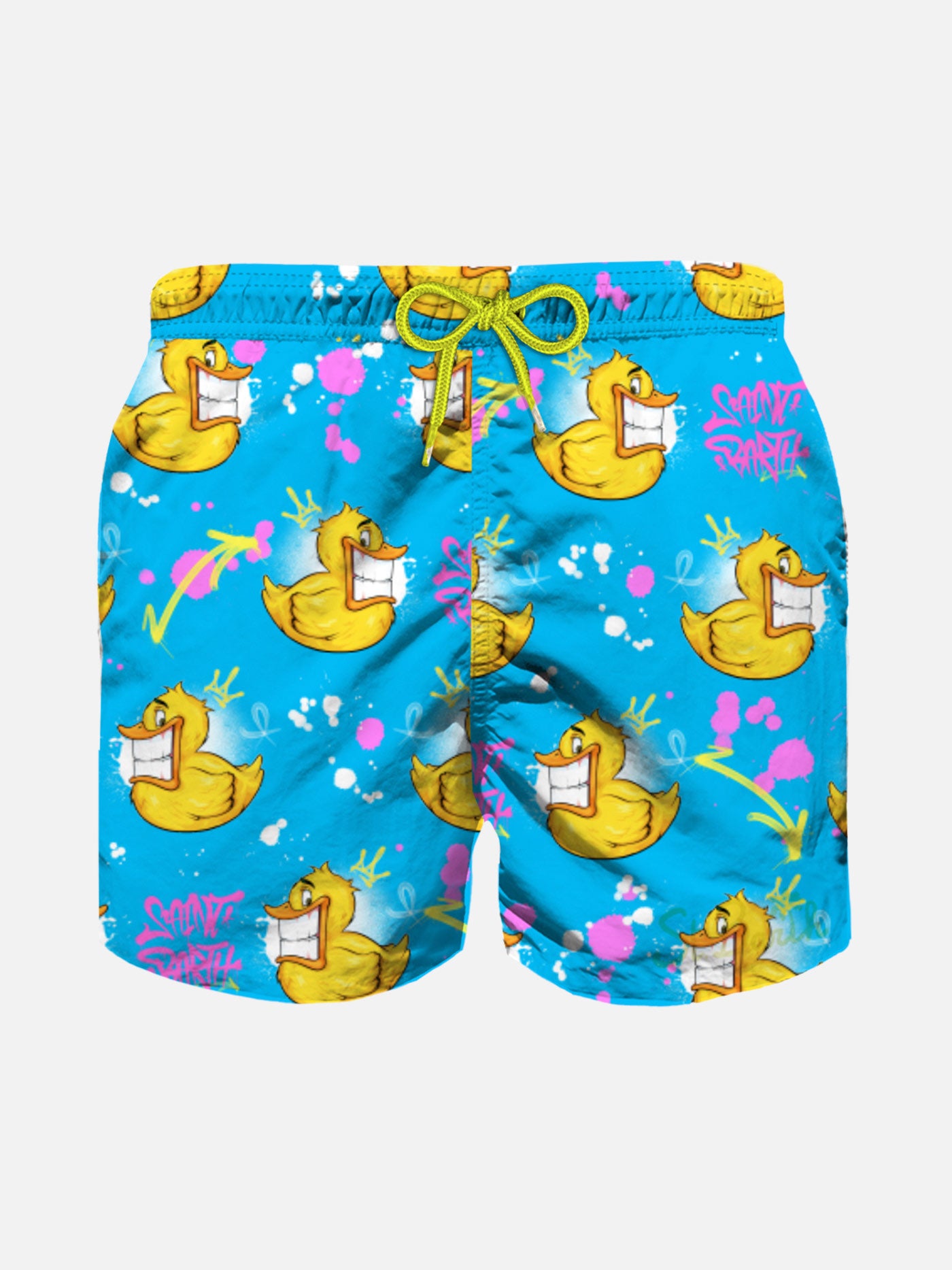 Boy swim shorts with Crypto duck print | CRYPTO PUPPETS® SPECIAL EDITI ...
