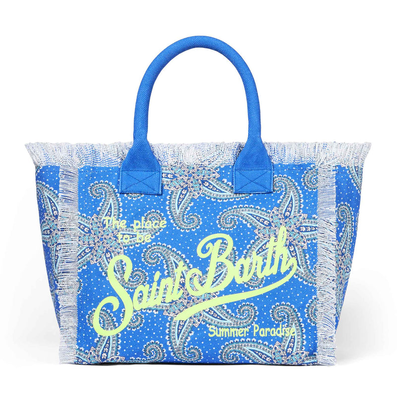 Totes bags Mc2 Saint Barth - Vanity majolica printed canvas beach